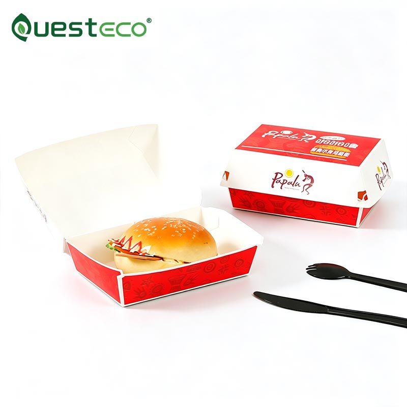 Hộp Hamburger thiết kế lỗ